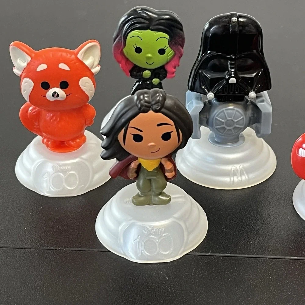 Disney 100th Anniversary 2023 McDonald's Happy Meal Toys Cars Star Wars Lot Of 9